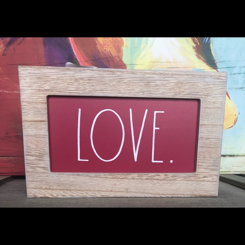 RAE DUNN WOODEN “LOVE” SIGN